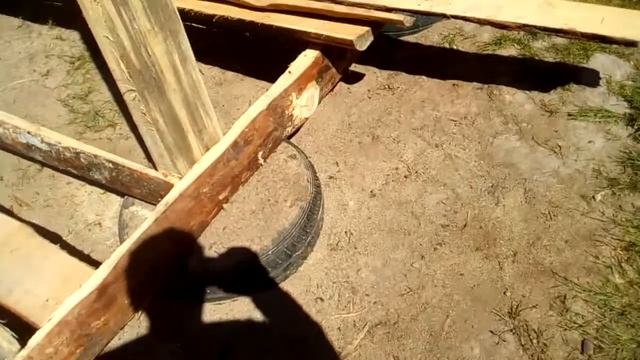 Сделали фундамент из покрышек смотреть онлайн