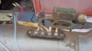 Печка от Запорожца. Пробный запуск .