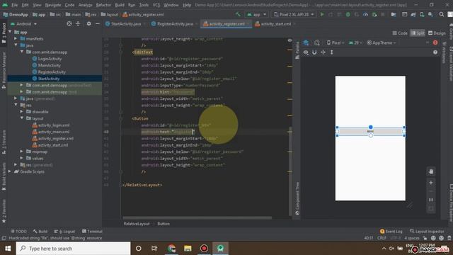 #2 Register User -Firebase tutorial |Free Source Code| Engineer output смотреть онлайн