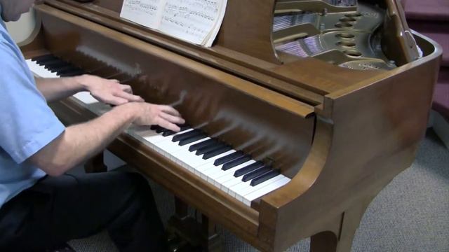 Steinway & Sons Walnut Model M Grand Piano смотреть онлайн