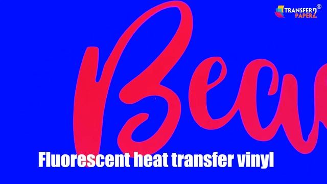 What's the outcome for fluorescent heat transfer vinyl under UV light? смотреть онлайн