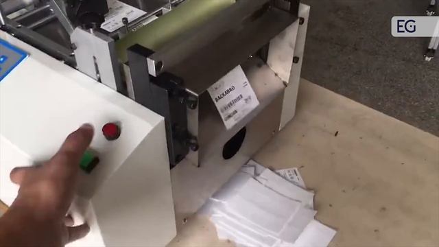 Станок для мерной резки этикеток HDK-100S смотреть онлайн