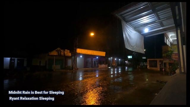 Midnight Rain is The Best for Sleeping | Muktisari Kbumen City Central Java смотреть онлайн