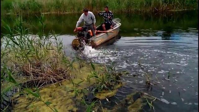 лодочний мотор своїми руками "болотоход" смотреть онлайн