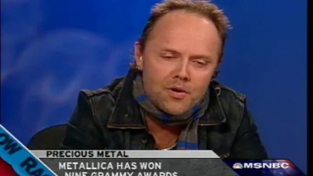 Lars Ulrich on The Rachel Maddow Show смотреть онлайн