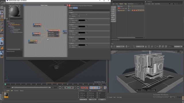 Cinema 4d: Working With Redshift Nodes Tutorial смотреть онлайн