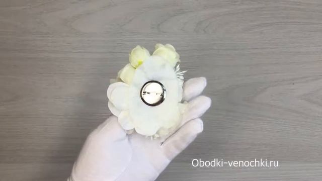 Видео обзор - брошь с цветами "Аврора" смотреть онлайн