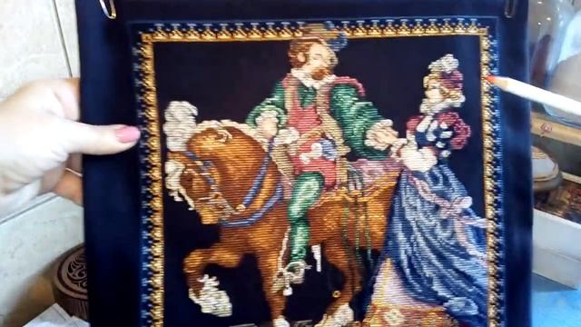 Вышивка крестом. Vermillion Stitchery. Renaissance Gentleman & His Lady cross stitch смотреть онлайн