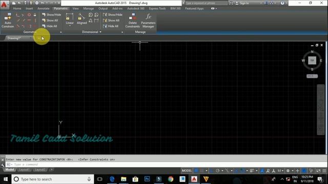 How To Delete Parametric Constraint in AutoCAD Drawing -- Tamil смотреть онлайн