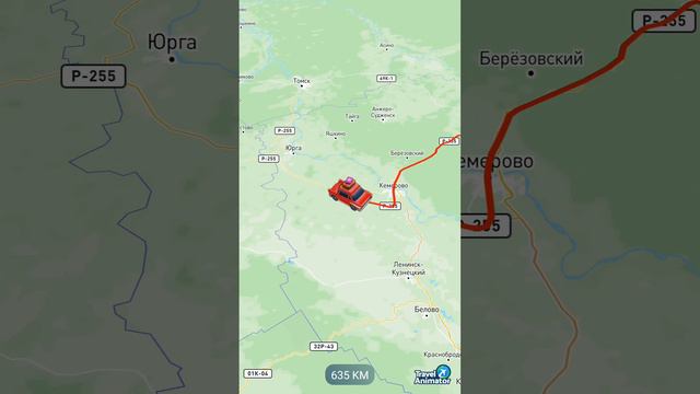 Абакан - Карасук. На авто. Маршрут. смотреть онлайн