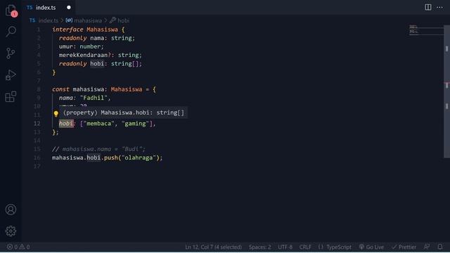 #17 Property Modifiers | Belajar TypeScript смотреть онлайн