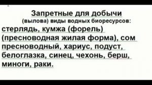Правила рыболовства Московской области  и г.Москва