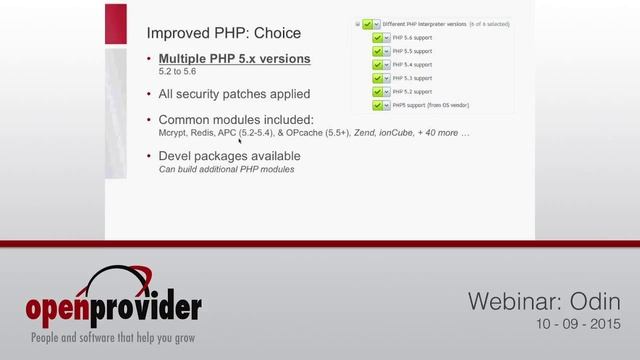 Webinar Odin | Openprovider смотреть онлайн