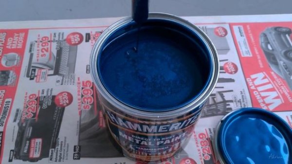 Hammerite Direct To Rust Metal Paint [Hammered Finish] - Unboxing & Painting