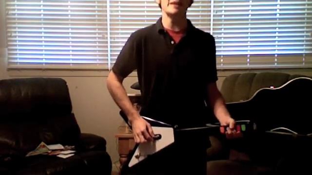 making music with guitar hero controller - "one more time" смотреть онлайн