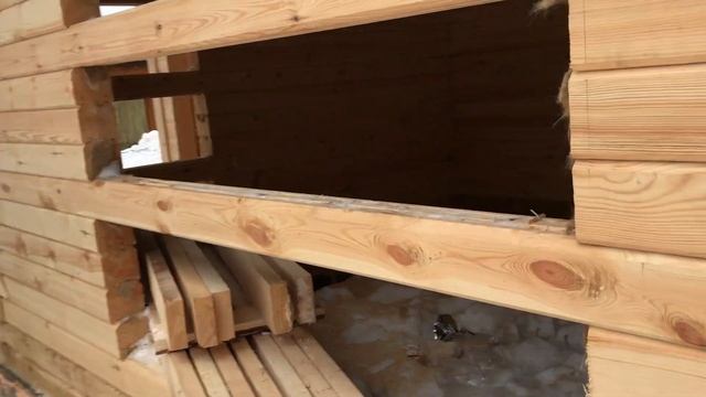 Сруб Бани 30 м2 из профилированного бруса с хоз помещением смотреть онлайн