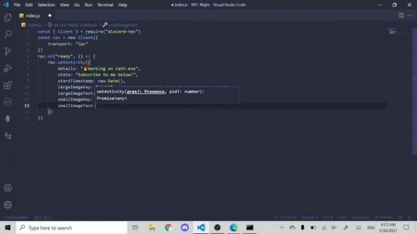 How to use Discord Rich Presence(node.js)