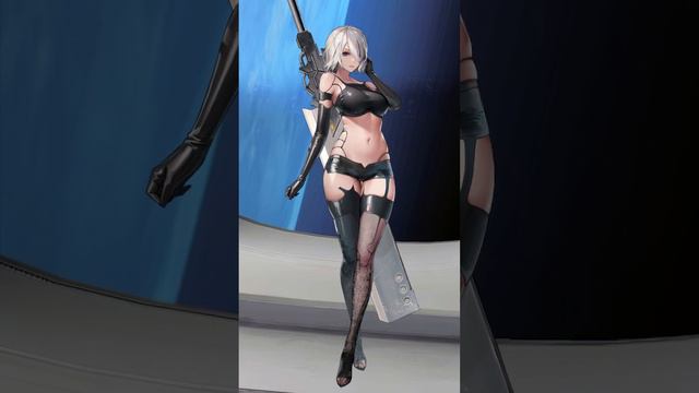 Nikke Goddess Of Victory X Nier: Automata - A2 Metamorphic Damage - Live Wallpaper