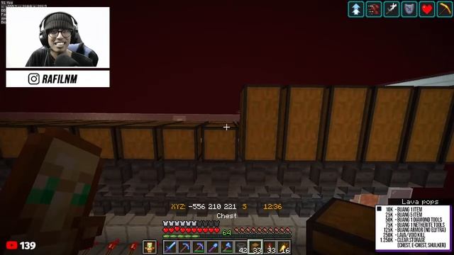 upgrade storage GIGA GOLD FARM dengan shulker box loader... смотреть онлайн