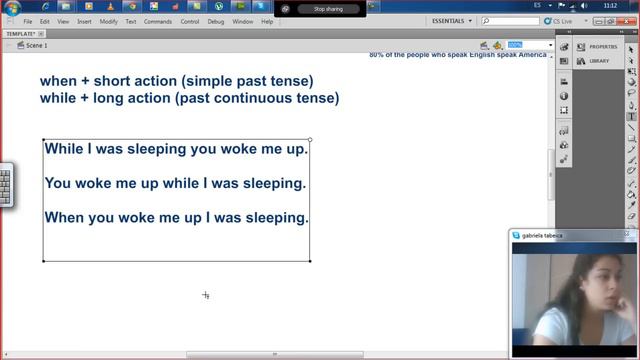 When o While Past Continuous Clase Privada Gabriela смотреть онлайн