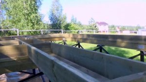 СТРОИТЕЛЬСТВО каркасного дома для себя своими руками. Монтаж лаг пола из доски 50 на 200