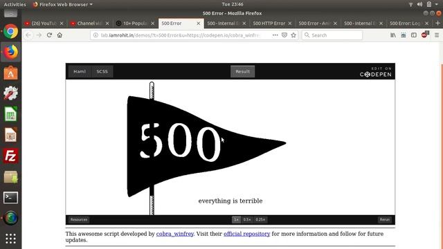 10+ {HAND PICKED} 500 Error Page HTML Templates смотреть онлайн