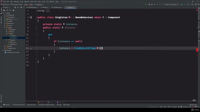 #18 Singleton | Learn Unity C# | Idle Game смотреть онлайн