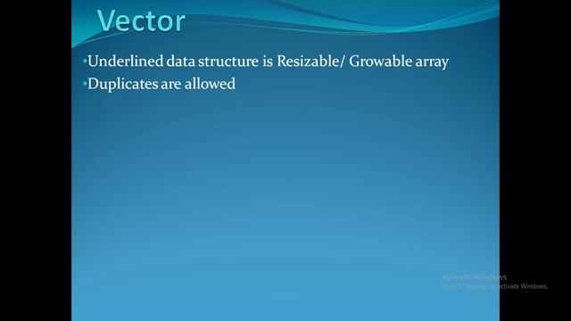 20. Vector in collection framework смотреть онлайн