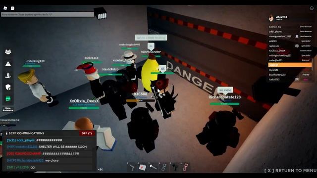 Roblox SCP: Site Roleplay (Alpha Warhead) смотреть онлайн