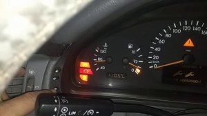 Сброс межсервисного интервала Mercedes Benz w210