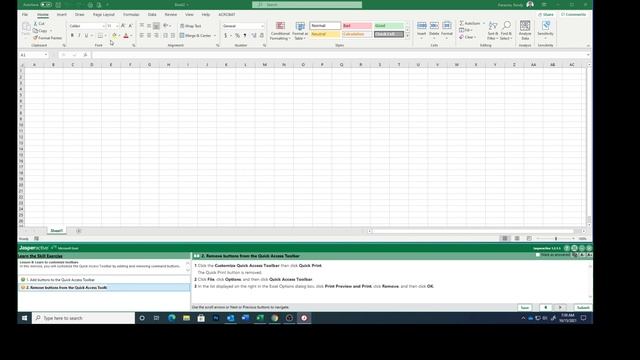 Excel Lesson 8a Customizing the Quick Access Toolbar смотреть онлайн