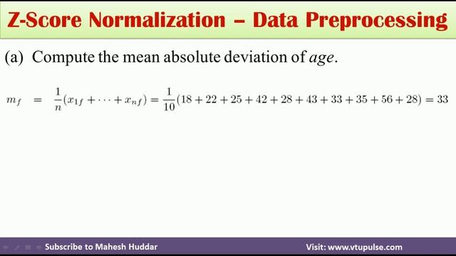 Z Score Normalization | Data Preprocessing | Data Mining | Machine Learning by Mahesh Huddar смотреть онлайн