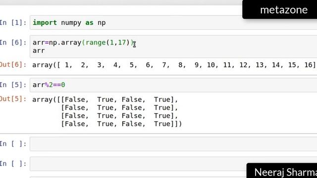 #25 boolean indexing in numpy part 1 | Neeraj Sharma смотреть онлайн