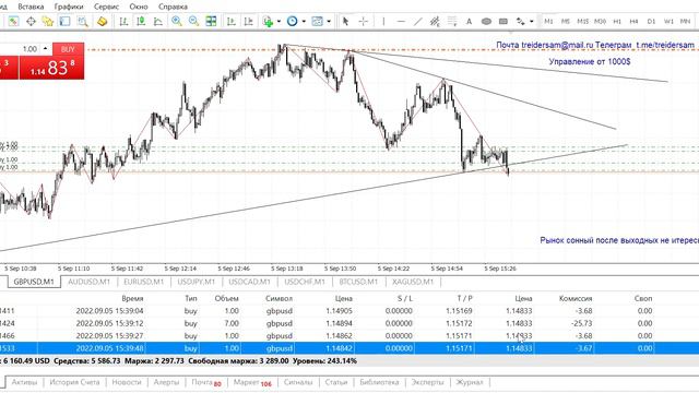 Сегодня скучно на рынке +500$ #Форекс #инвестиции #обучение смотреть онлайн