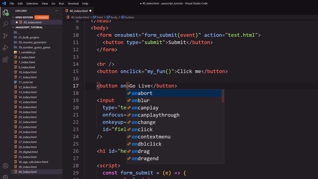 #41. Adding Event Listeners using JavaScript Programming in Hindi смотреть онлайн