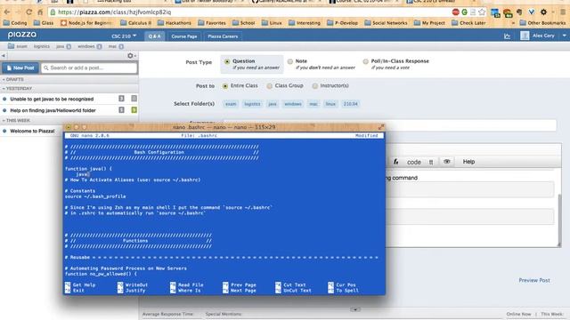 Adding a Java Quick Function in .bashrc смотреть онлайн