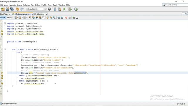 Advance Java Tutorial 3 (JDBC) -- Inserting a record into a table using Statement Object смотреть онлайн