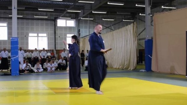 Demonstration performances for the 25th anniversary of Aikibudo and Katori Shinto ryu in Russia (3)