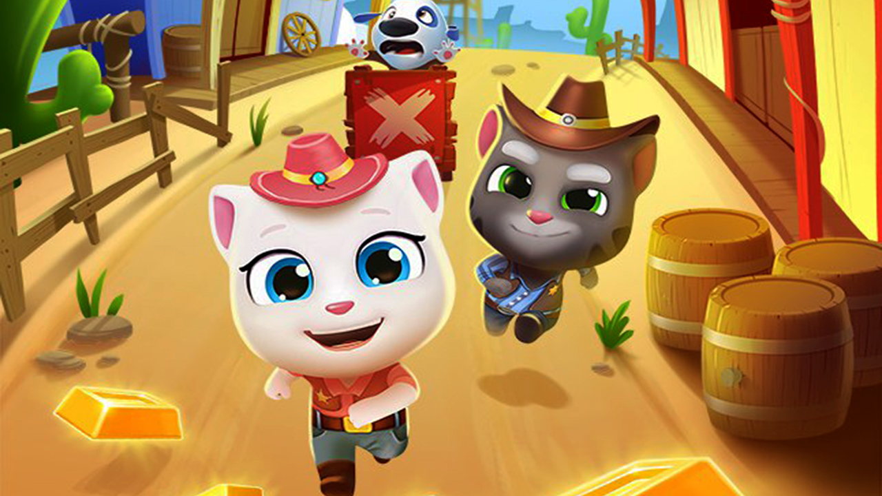 Говорящий Том Погоня за золотом Санта-Том, Эльф-Анжела Часть 8 Talking Tom Gold Run #Том #Том2