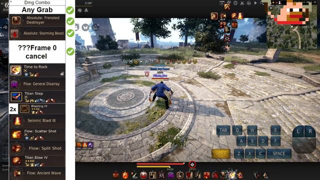Black Desert Online Berserker PVP Combo - Frame 0 Style #pvp смотреть онлайн