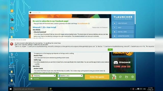 How to fix error Tlauncher | #minecraft #technology смотреть онлайн