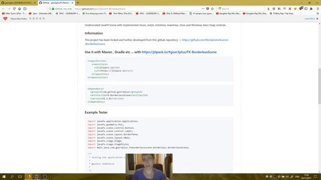 Undecorated JavaFX Scene with implemented move,max,min etc plus Windows Aero Snap смотреть онлайн
