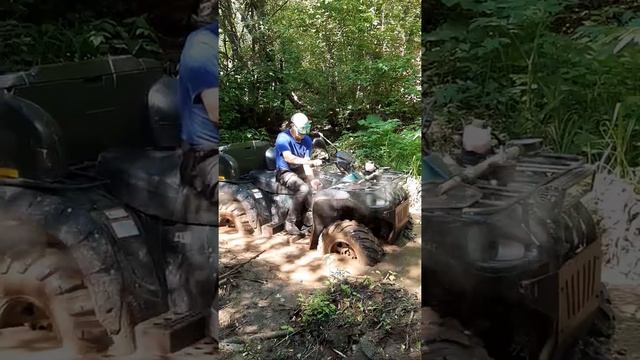 Stels 500gt новичок за штурвалом, стелс 500 по грязи