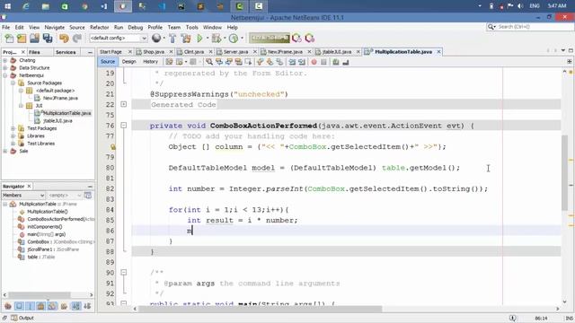 How create Multiplication table in Java Netbeen смотреть онлайн