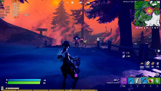 1440p HIGH, Fortnite, DX12, I9 10900, RTX 3080 TI, 32Gb FPS Average Benchmark смотреть онлайн
