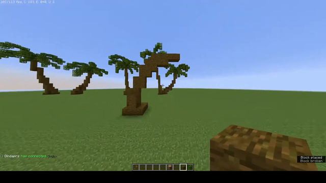 How to make Palm Tree - Minecraft Tutorial смотреть онлайн