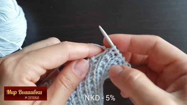 Простой красивый плотный узор спицами - вяжется с закрытыми глазами. смотреть онлайн