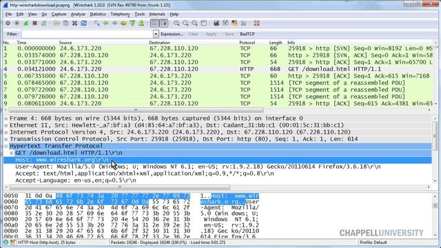 Wireshark Tip 12: Add an http.host Column смотреть онлайн