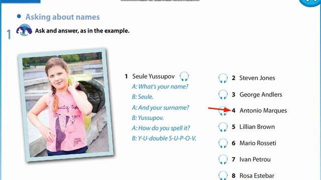 excel 5 Starter Asking about names смотреть онлайн