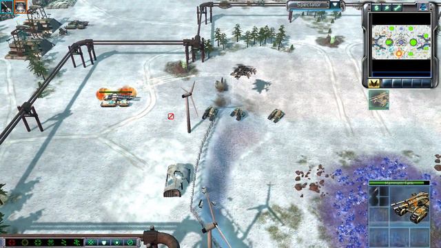 C&C 3 Kane's Wrath 2v2 MoK GDI vs ZoCom Nod on Arctic Six смотреть онлайн